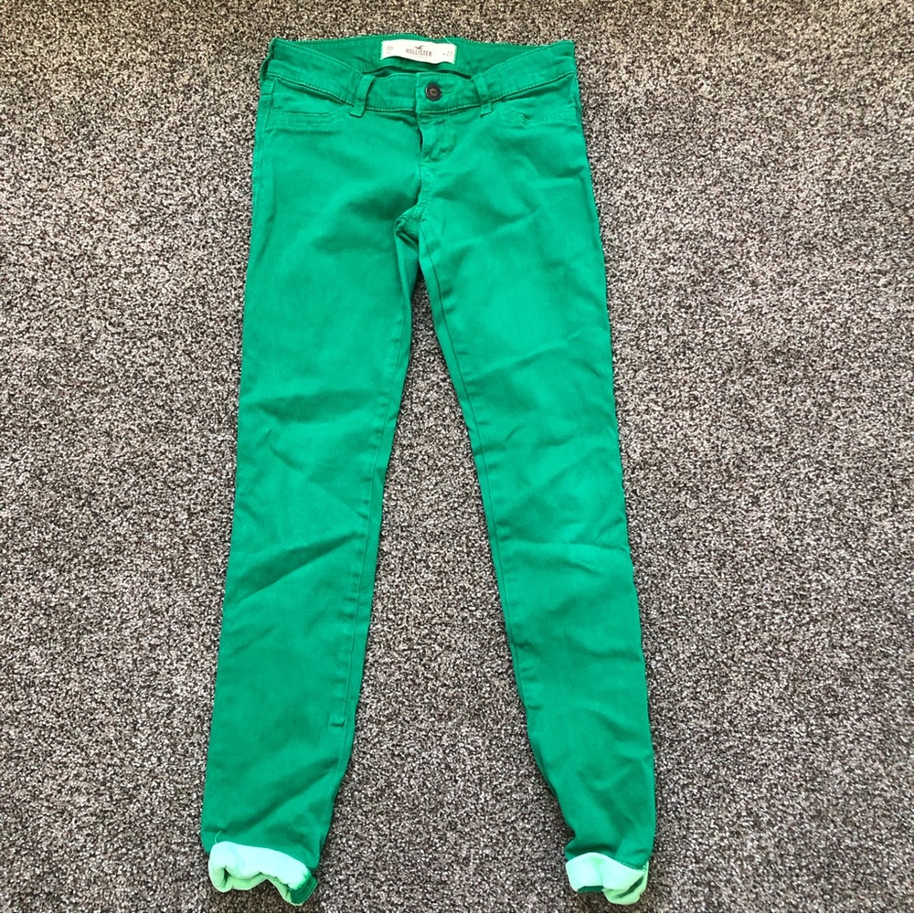 Teen Girl Hollister Capris Green | Size 00